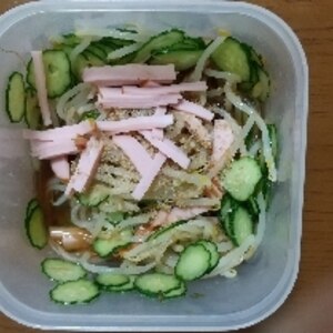 レンチンもやしと味ぽんでサラダ